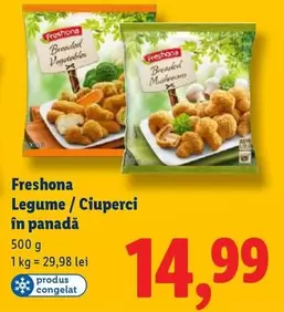 Legume / Ciuperci în panadă