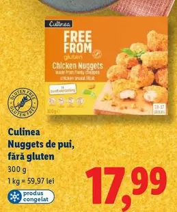 Nuggets de pui, fără gluten
