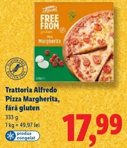 Pizza Margherita, fără gluten