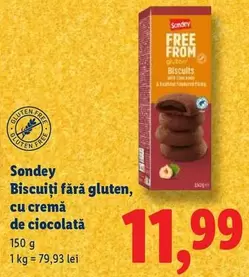 Biscuiţi fără gluten, cu cremă de ciocolată