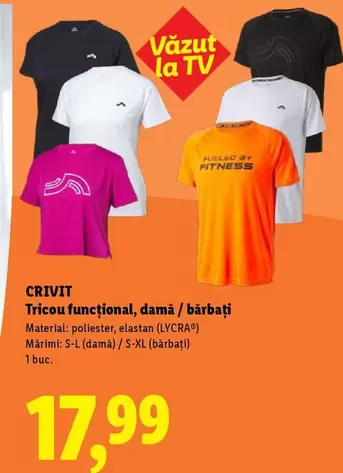 Tricou funcțional, dama / bărbați