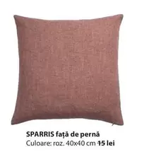 SPARRIS față de pernă