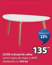 LEJRE măsuţă de cafea