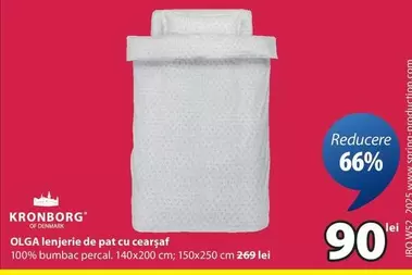 OLGA lenjerie de pat cu cearsaf