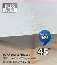 cearşaf pluşat