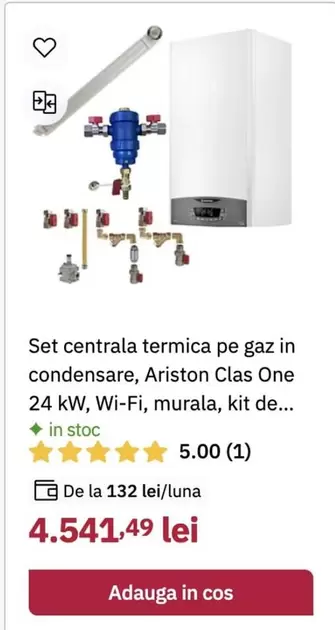 Clas One 24 kW, Wi-Fi, murala, kit de...