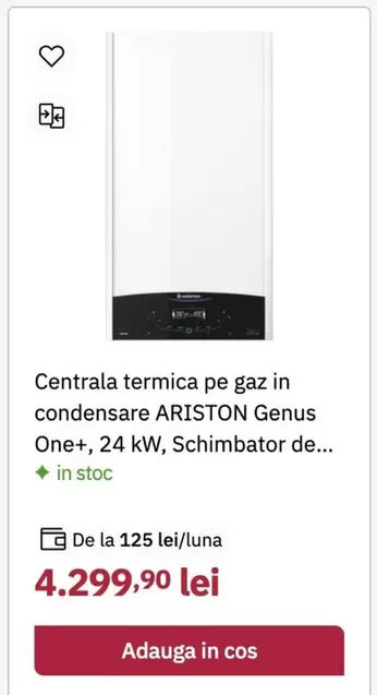 Genus One+, 24 kW, Schimbator de...