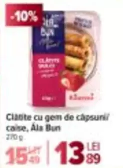 Clatite cu gem de capsuni