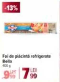 Foi de plăcintă refrigerate