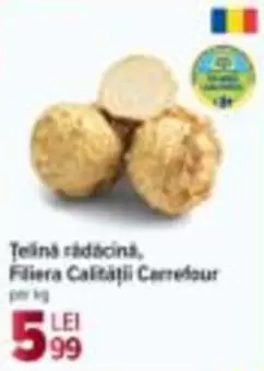 Țelină rădăcină, Filiera Calității Carrefour