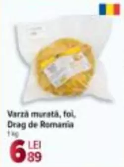 Varză murată, foi