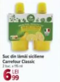 Suc din lămâi siciliene