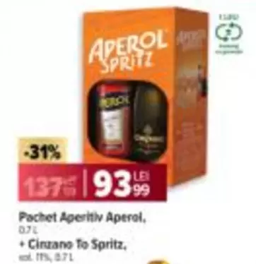 Aperol - Pachet Aperitiv