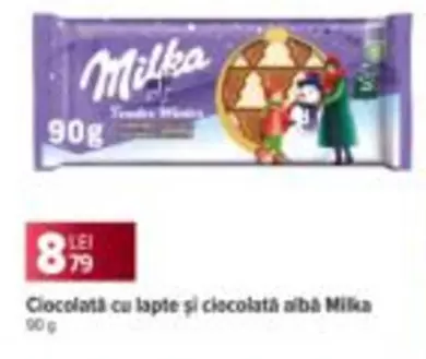 Milka - Ciocolată cu lapte și ciocolată albă