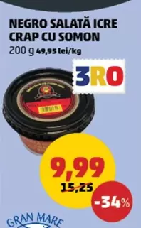 SALATĂ ICRE CRAP CU SOMON