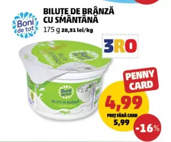 BILUTE DE BRÂNZĂ CU SMÂNTÂNĂ