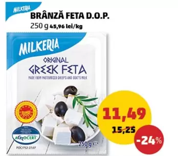BRÂNZĂ FETA D.O.P.