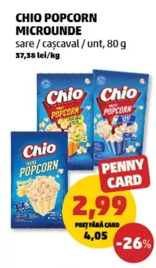 Chio - POPCORN MICROUNDE