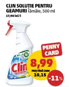 SOLUŢIE PENTRU GEAMURI