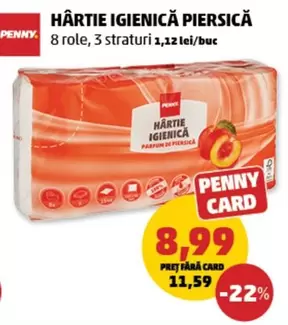 HÂRTIE IGIENICĂ PIERSICĂ