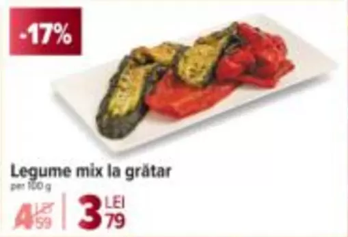 Legume mix la grătar