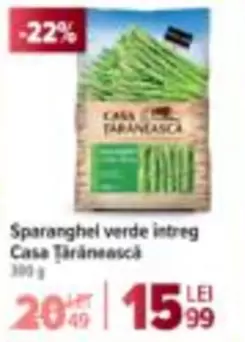 Sparanghel verde intreg