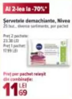 Servetele demachiante