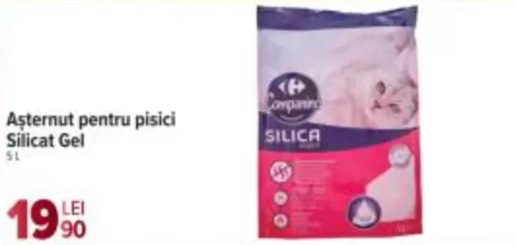 Asternut pentru pisici Silicat Gel