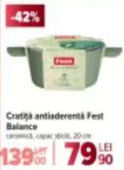 Cratiță antiaderentă Balance