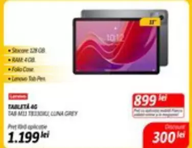 Lenovo - TABLETĂ 4G TAB M11 TB330XU LUNA GREY