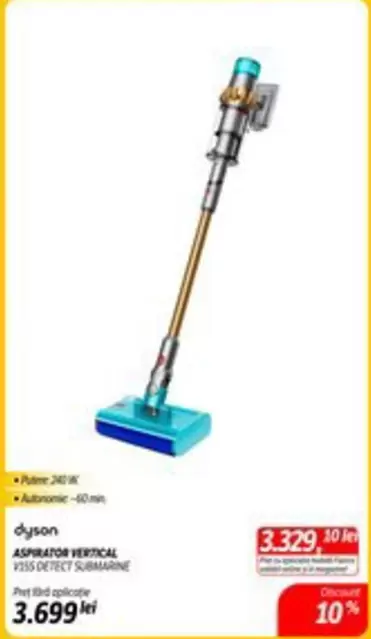 Vertical - ASPIRATOR VERTICAL V15S DETECT SUBMARINE