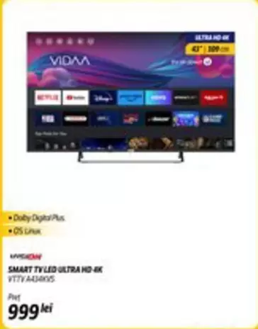 SMART TV LED ULTRA HD 4K