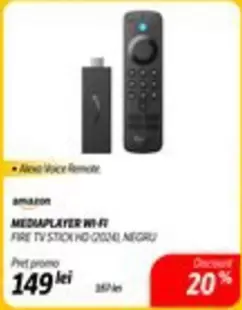 MEDIAPLAYER WHI FIRE TV STICK HO COM NEGRU