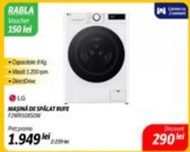 Lg - MAŞINĂ DE SPALAT RUFE F2WR508S0W