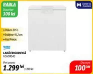Beko - LADA FRIGORIFICA HSM34540