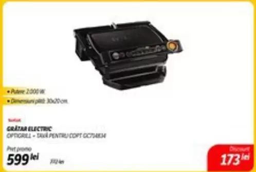 Tefal - GRĂTAR ELECTRIC OPTIGRILL