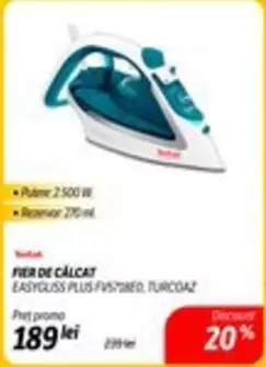 Tefal - FIER DE CALCAT EASYGLISS PLUS FV5718E0, TURCOAZ