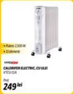 CALORIFER ELECTRIC, CU ULEI VTCDU-22A
