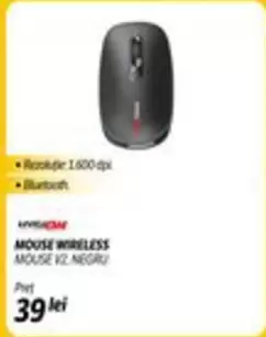 MOUSE WIRELESS MOUSE V2 NEGRU