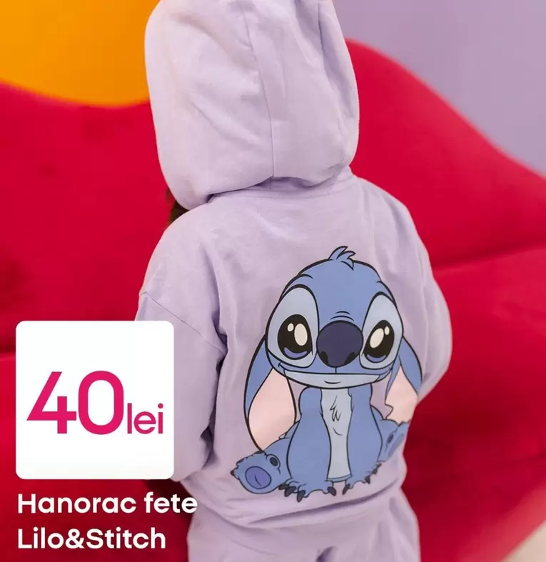 Hanorac fete Lilo&Stitch