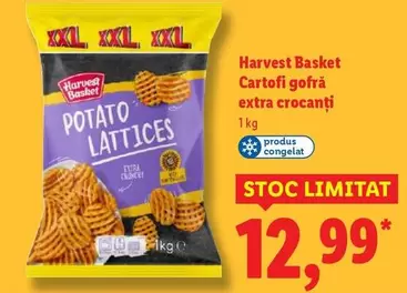 Cartofi gofrä extra crocanți