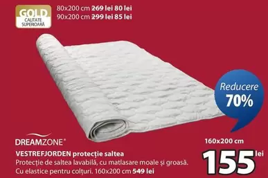 VESTREFJORDEN protecţie saltea