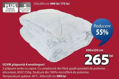 plapumă 4 anotimpuri