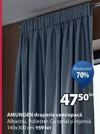 AMUNGEN draperie semiopacă