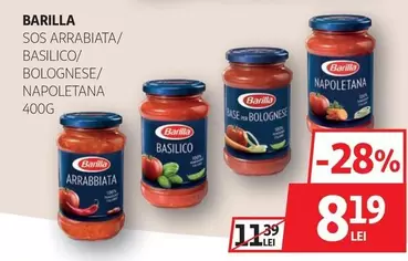 SOS ARRABIATA/ BASILICO/ BOLOGNESE/ NAPOLETANA