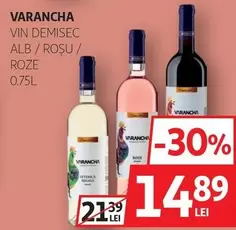 VIN DEMISEC ALB/ROŞU/ROZE