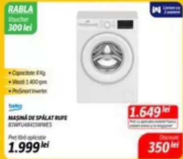 Beko - MASINA DE SPALAT RUFE KZWFU484ISWMES