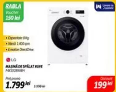 Lg - MAŞINA DE SPALAT RUFE F4X3008N6N