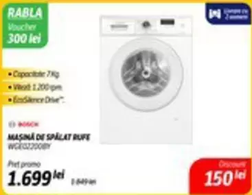 Bosch - MAŞINA DE SPALAT RUFE WGEST200BY