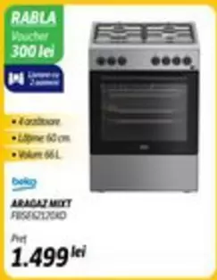 Beko - ARAGAZ MIXT FRSE62120XD